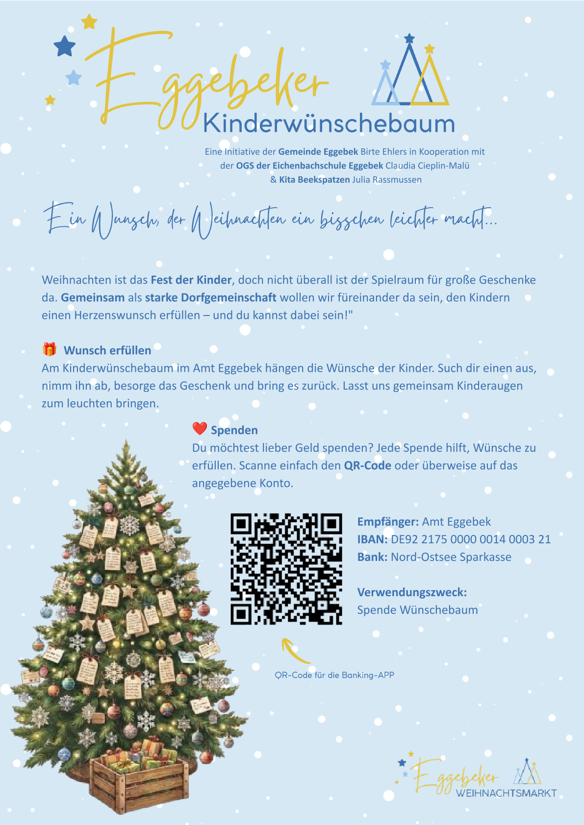 Kinderwünschebaum Plakat